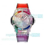 MS Factory Hublot Big Bang Unico King Color Diamond Swiss Replica Watch 39MM